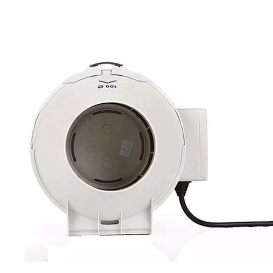 Leiser 8-Zoll-SAA-Inline-Rohrventilator mit zwei Geschwindigkeiten und gemischtem Durchfluss