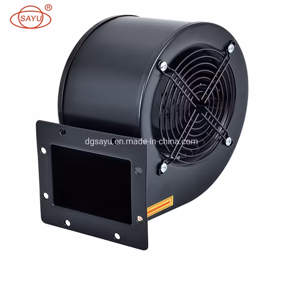 Geräuscharmer 130-Ec-Gleichstrom-Radialventilator mit verzinktem Laufrad aus verzinktem Blech und Einzeleinlass